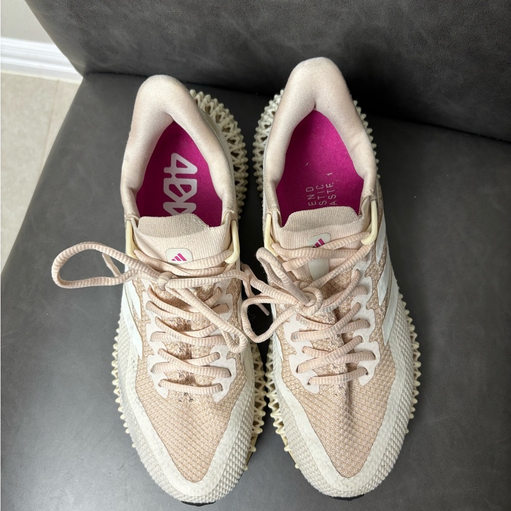Adidas Women's Cream Sneakers Size 8